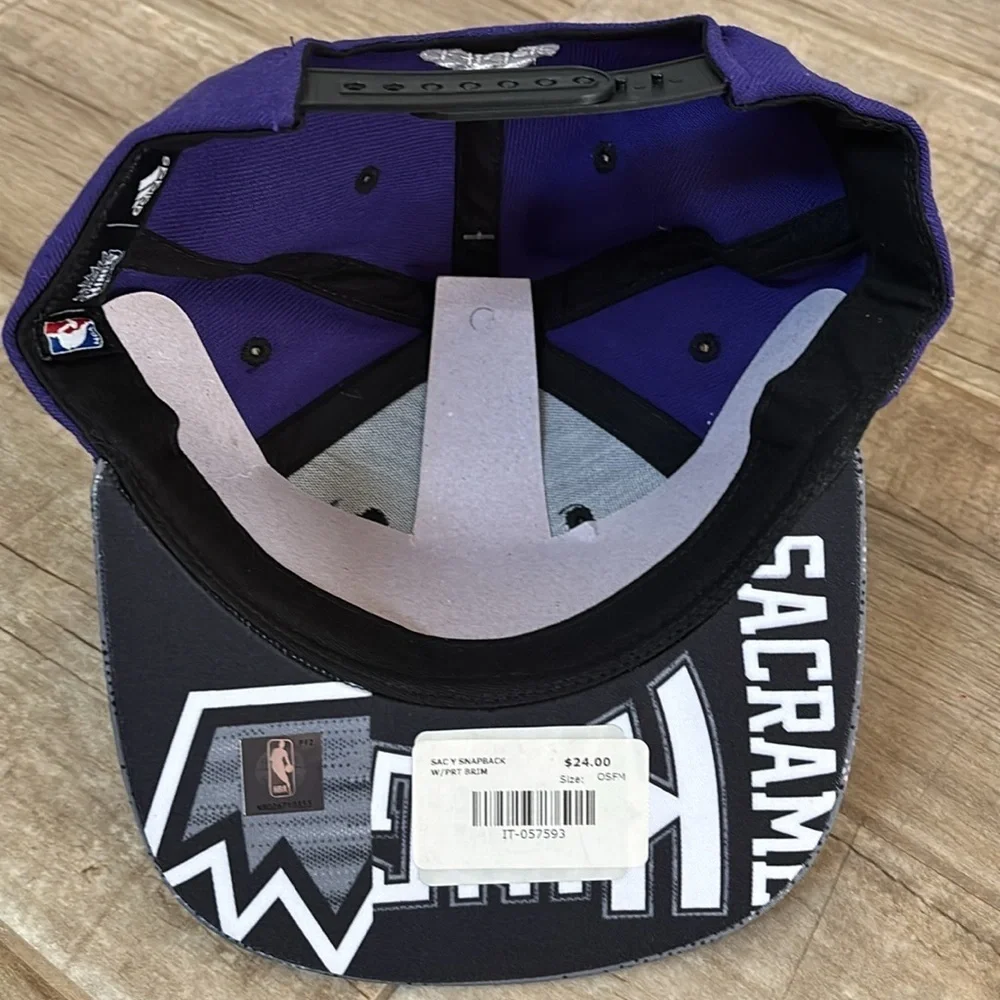 Adidas Purple and Gray Kings SnapBack Cap. NWT